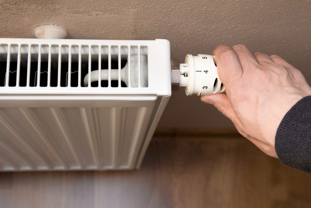 in door radiator heater